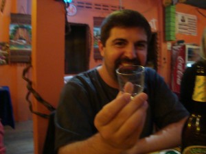 I would later wonder if sharing the same shot glass with 20 people had anything to do with the massive head cold I came down with in Luang Prabang